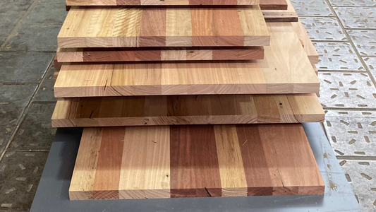 Mixed - Australian recycled hardwoods benchtop