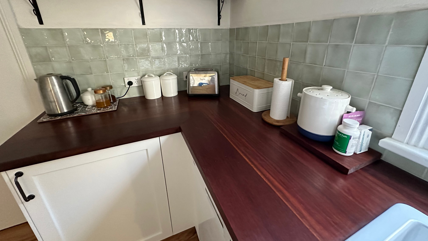 Reds - Australian recycled hardwood benchtops