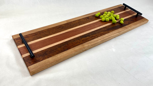 Charcuterie board with handles (recycled) 750x230