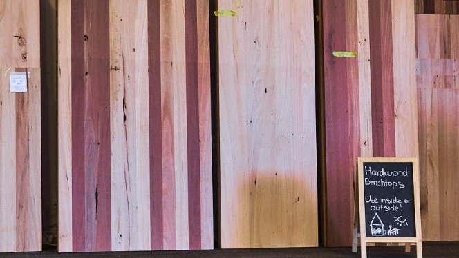 Mixed - Australian recycled hardwoods benchtop