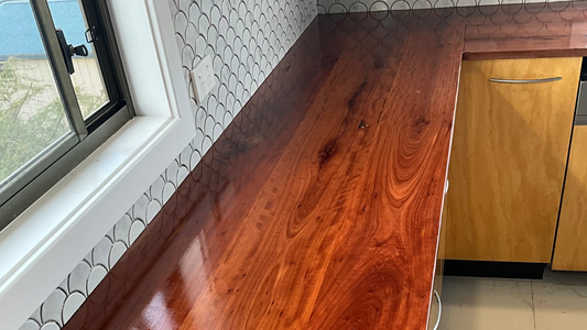 Reds - Australian recycled hardwood benchtops