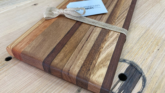 Beautiful serving board (recycled) 480mm x 180mm