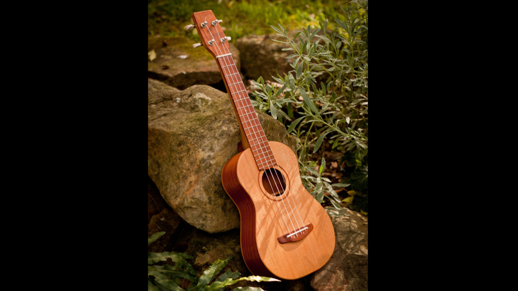 Recycled wood ukulele
